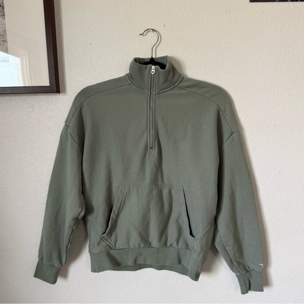 RAG AND BONE City Half Zip Terry Pullover - Picture 9 of 12